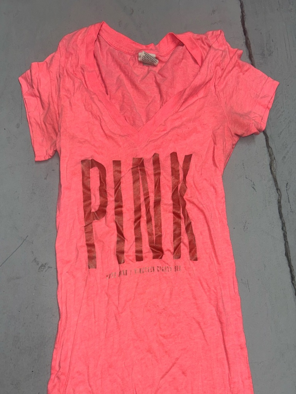 Victoria Secret PINK hot pink tshirt